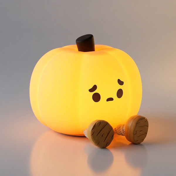 A soft, glowing bedside companion