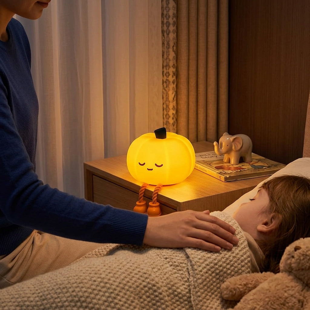 Pumpkin Night Light - Warm Ambient Glow