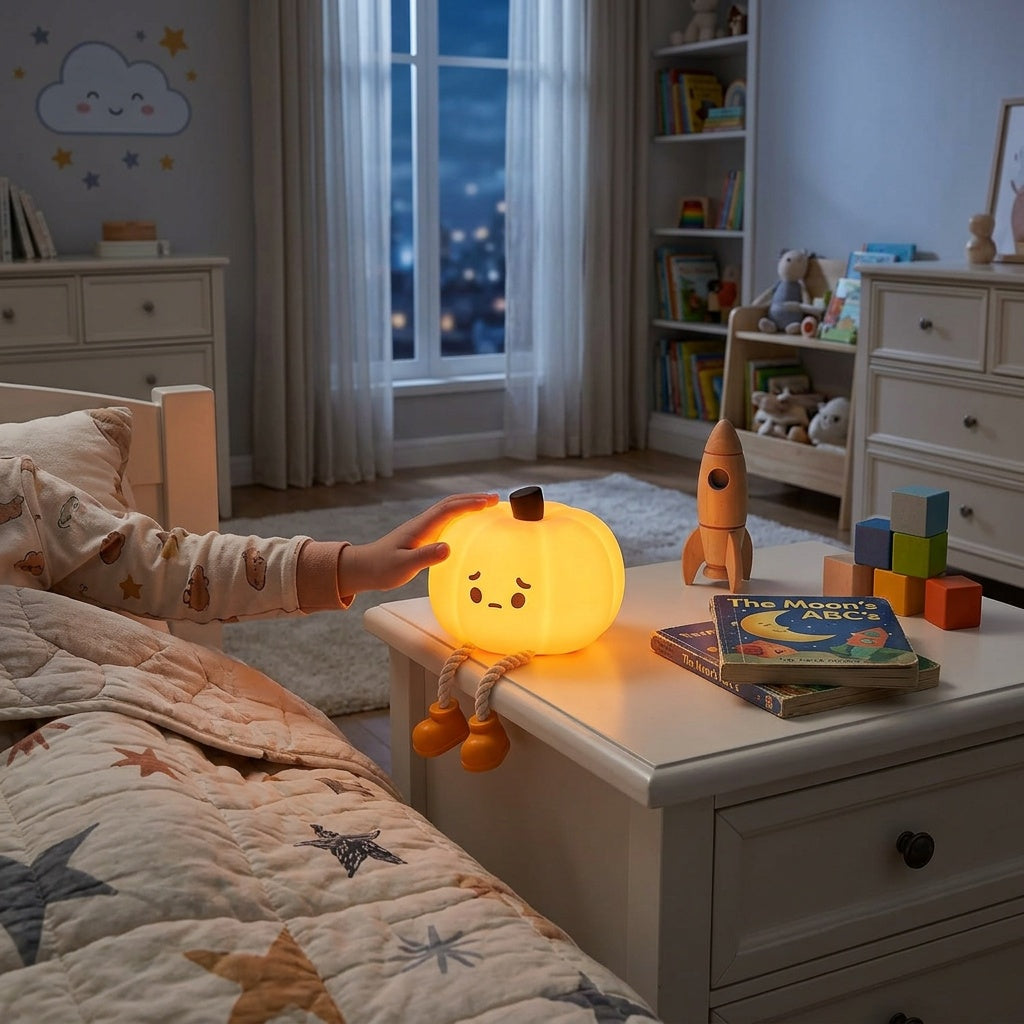 Pumpkin Night Light - Warm Ambient Glow