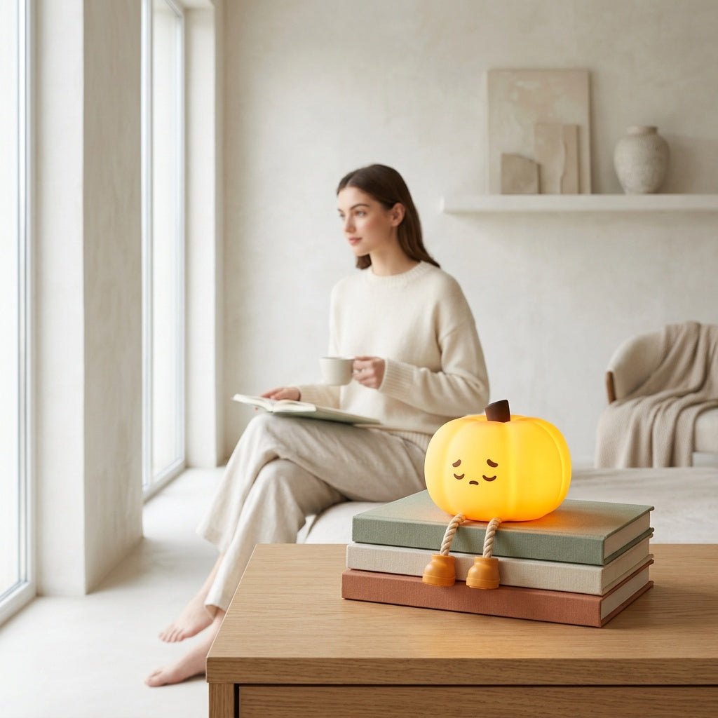 Pumpkin Night Light - Warm Ambient Glow