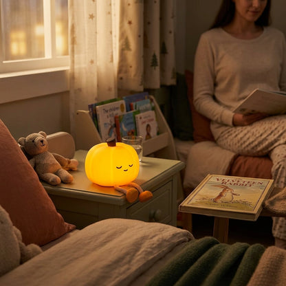 Pumpkin Night Light - Warm Ambient Glow