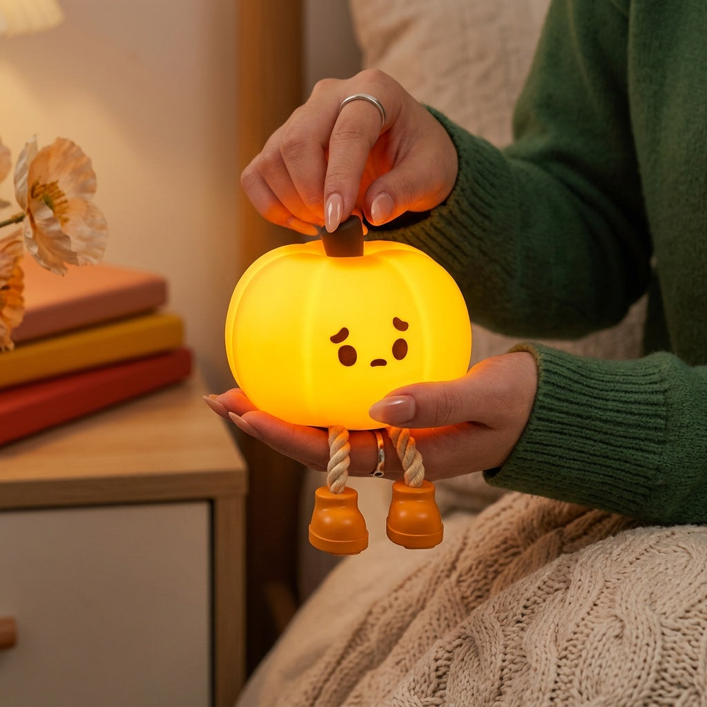 Pumpkin Night Light - Warm Ambient Glow